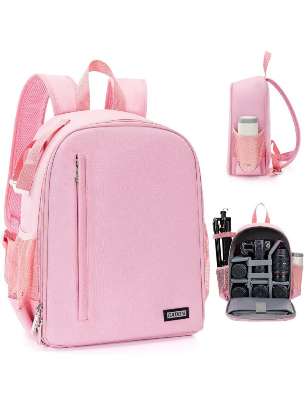 Stylish Waterproof Camera Backpack for DSLR/SLR & Mirrorless - Fits Sony, Canon